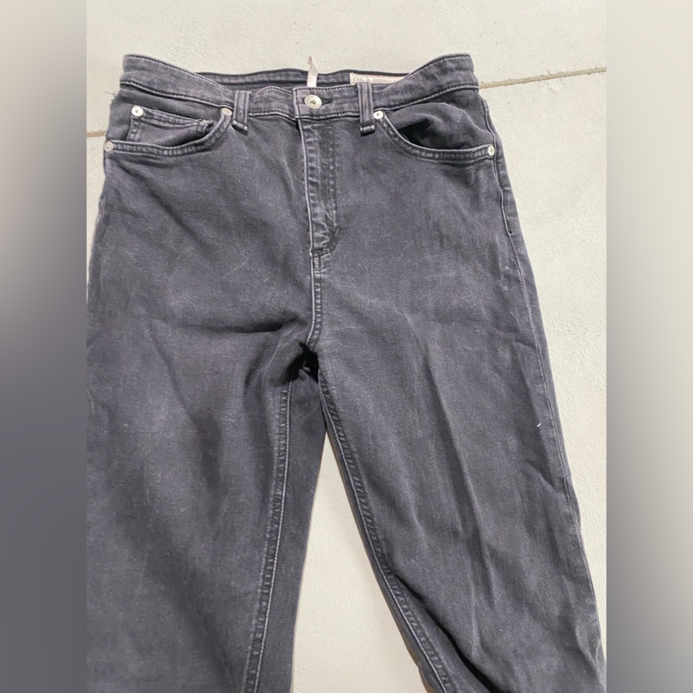 rag & bone Women’s Dark Gray Relaxed Jeans